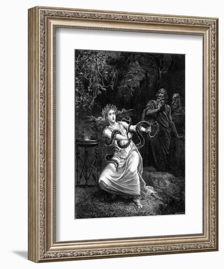 Delphi Oracle-Emile Bayard-Framed Art Print