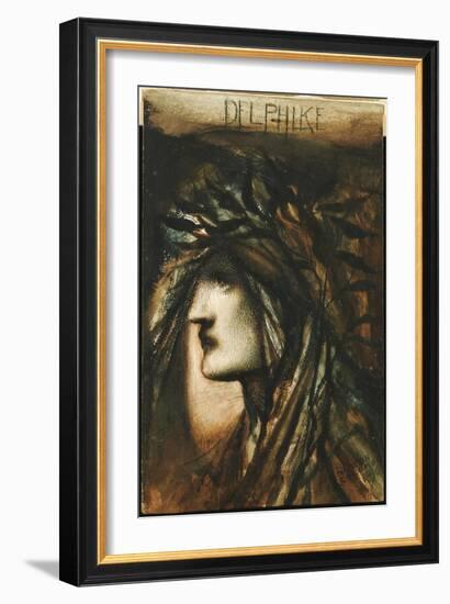 Delphike, 1896-Simeon Solomon-Framed Giclee Print