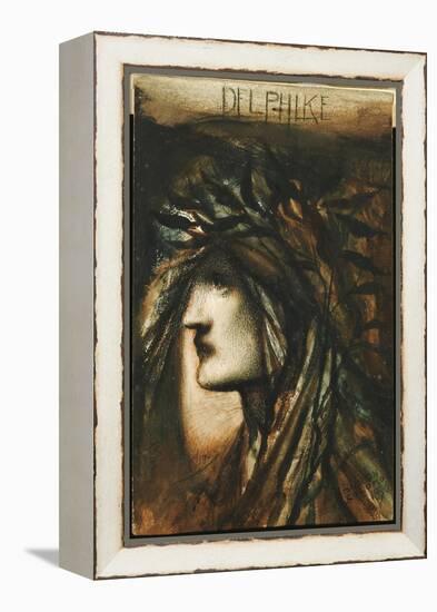 Delphike, 1896-Simeon Solomon-Framed Premier Image Canvas