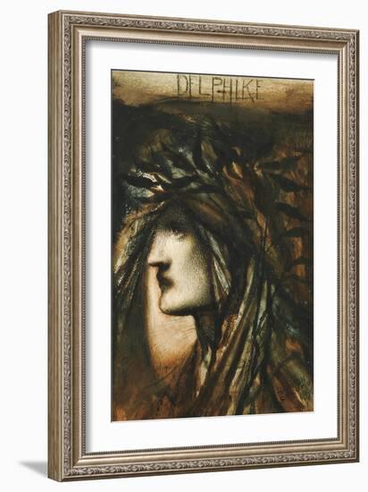 Delphike, 1896-Simeon Solomon-Framed Giclee Print