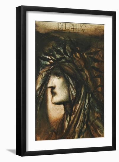 Delphike, 1896-Simeon Solomon-Framed Giclee Print