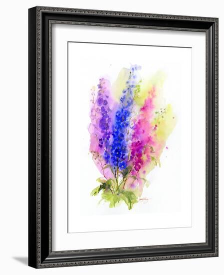 Delphinium, 2016-John Keeling-Framed Giclee Print