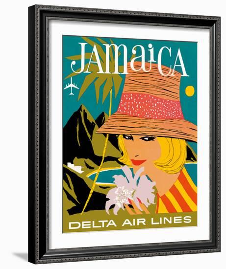 Delta Air Lines: Jamaica-null-Framed Giclee Print