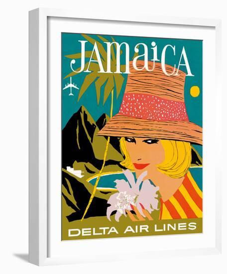 Delta Air Lines: Jamaica-null-Framed Giclee Print