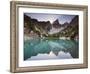 Delta Lake and the Grand Teton-Mike Cavaroc-Framed Photographic Print
