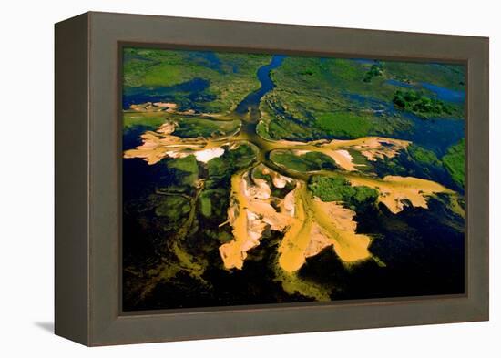 Delta Water Receding-Howard Ruby-Framed Premier Image Canvas