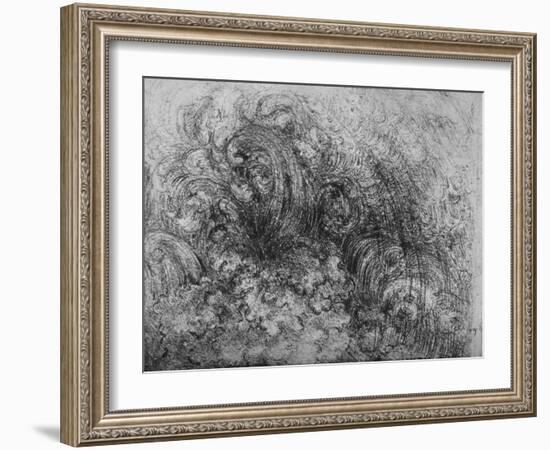 'Deluge', c1480 (1945)-Leonardo Da Vinci-Framed Giclee Print