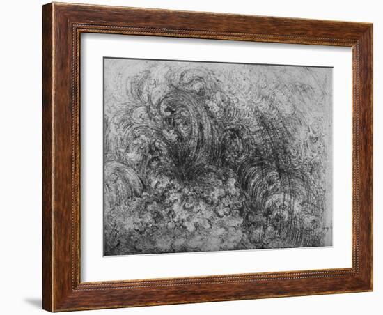 'Deluge', c1480 (1945)-Leonardo Da Vinci-Framed Giclee Print