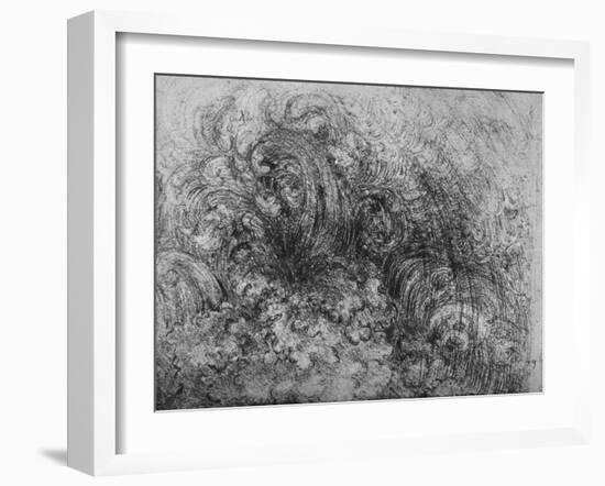 'Deluge', c1480 (1945)-Leonardo Da Vinci-Framed Giclee Print