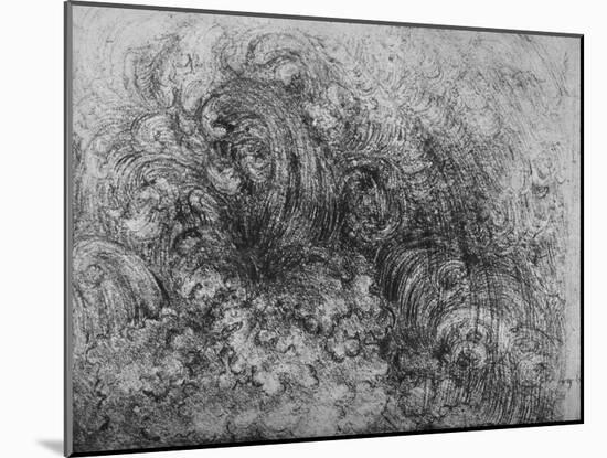 'Deluge', c1480 (1945)-Leonardo Da Vinci-Mounted Giclee Print