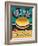 Deluxe Hamburger-Catherine Jones-Framed Art Print