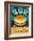 Deluxe Hamburger-Catherine Jones-Framed Art Print