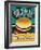 Deluxe Hamburger-Catherine Jones-Framed Art Print