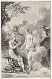 Paris is Invited to Choose Between Hera Aphrodite and Athena-Delvaux-Art Print