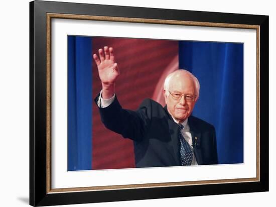 DEM 2016 Clinton Sanders-Gerald Herbert-Framed Photographic Print