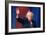 DEM 2016 Clinton Sanders-Gerald Herbert-Framed Photographic Print