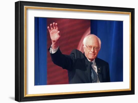 DEM 2016 Clinton Sanders-Gerald Herbert-Framed Photographic Print