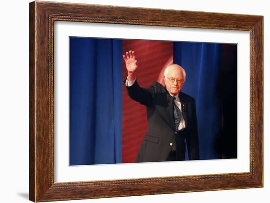 DEM 2016 Clinton Sanders-Gerald Herbert-Framed Photographic Print