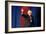 DEM 2016 Clinton Sanders-Gerald Herbert-Framed Photographic Print