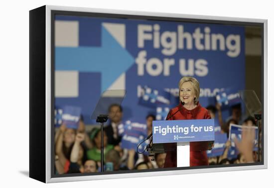 DEM 2016 Clinton-Pat Sullivan-Framed Premier Image Canvas