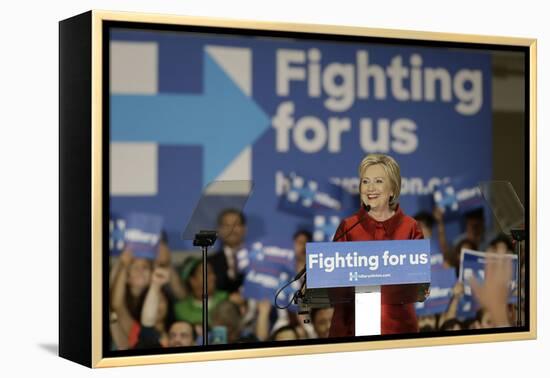 DEM 2016 Clinton-Pat Sullivan-Framed Premier Image Canvas