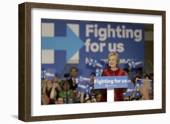 DEM 2016 Clinton-Pat Sullivan-Framed Premium Photographic Print