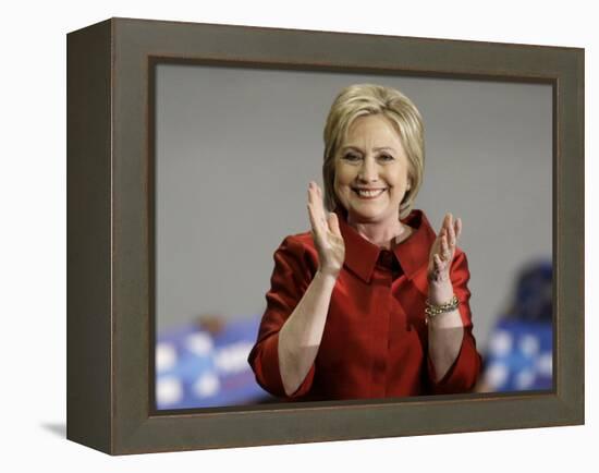 DEM 2016 Clinton-Pat Sullivan-Framed Premier Image Canvas