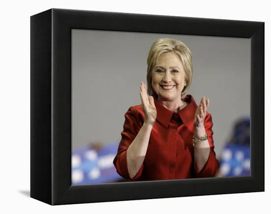 DEM 2016 Clinton-Pat Sullivan-Framed Premier Image Canvas