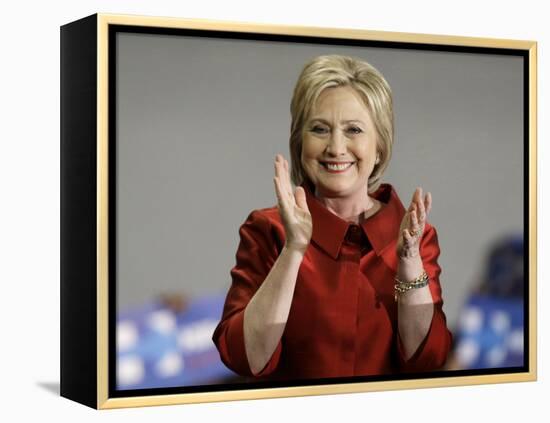 DEM 2016 Clinton-Pat Sullivan-Framed Premier Image Canvas