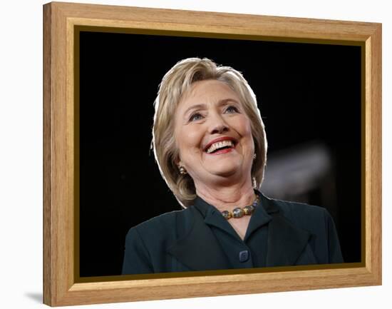 DEM 2016 Clinton-John Locher-Framed Premier Image Canvas