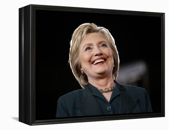 DEM 2016 Clinton-John Locher-Framed Premier Image Canvas