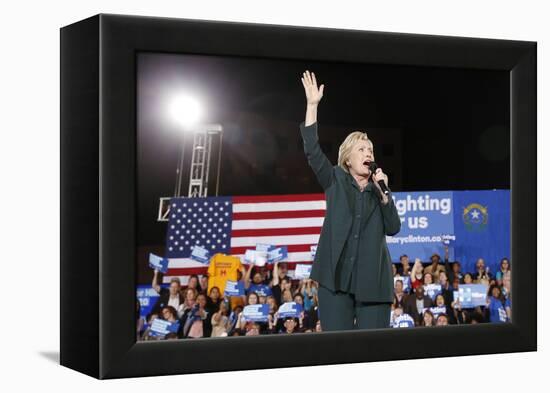 DEM 2016 Clinton-John Locher-Framed Premier Image Canvas