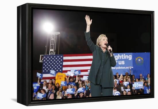 DEM 2016 Clinton-John Locher-Framed Premier Image Canvas