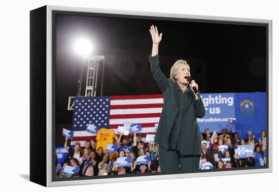 DEM 2016 Clinton-John Locher-Framed Premier Image Canvas