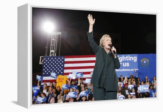 DEM 2016 Clinton-John Locher-Framed Premier Image Canvas