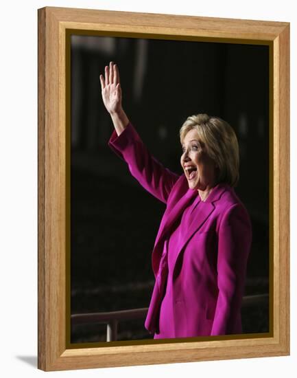 DEM 2016 Clinton-John Locher-Framed Premier Image Canvas