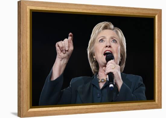 DEM 2016 Clinton-John Locher-Framed Premier Image Canvas