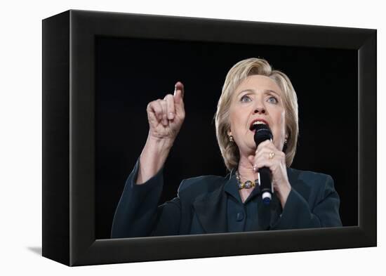 DEM 2016 Clinton-John Locher-Framed Premier Image Canvas