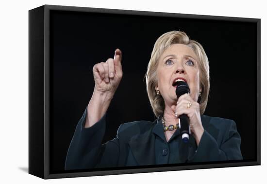 DEM 2016 Clinton-John Locher-Framed Premier Image Canvas