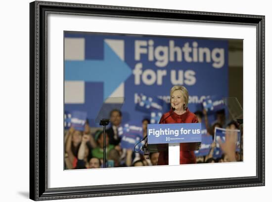 DEM 2016 Clinton-Pat Sullivan-Framed Photographic Print