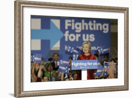 DEM 2016 Clinton-Pat Sullivan-Framed Photographic Print