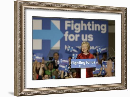 DEM 2016 Clinton-Pat Sullivan-Framed Photographic Print