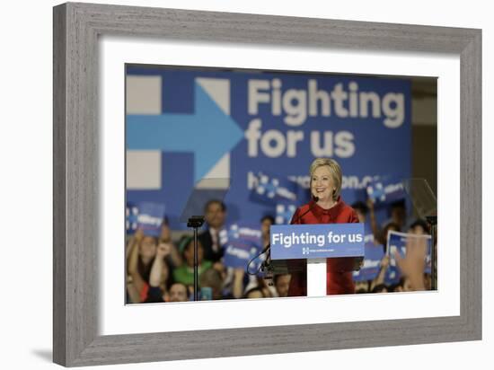 DEM 2016 Clinton-Pat Sullivan-Framed Photographic Print