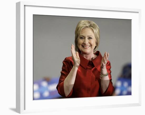 DEM 2016 Clinton-Pat Sullivan-Framed Photographic Print