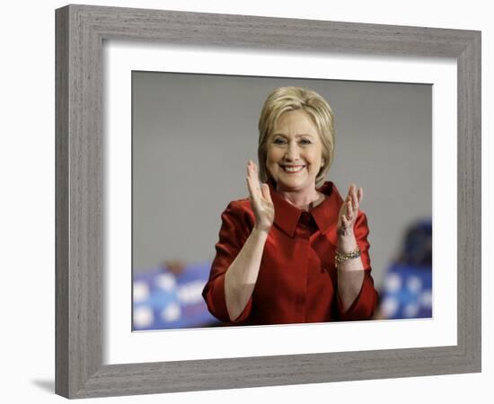 DEM 2016 Clinton-Pat Sullivan-Framed Photographic Print