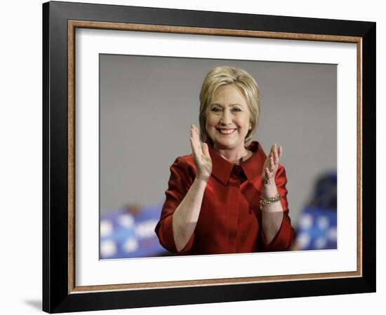 DEM 2016 Clinton-Pat Sullivan-Framed Photographic Print