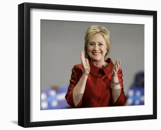 DEM 2016 Clinton-Pat Sullivan-Framed Photographic Print