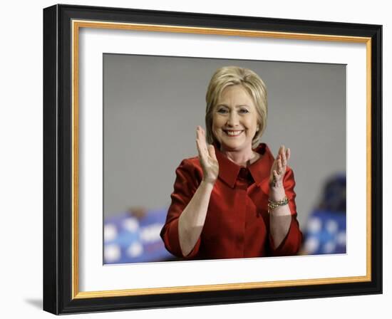 DEM 2016 Clinton-Pat Sullivan-Framed Photographic Print