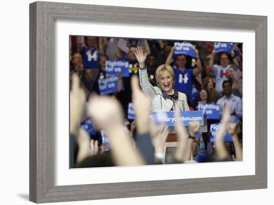 DEM 2016 Clinton-Gerald Herbert-Framed Photographic Print
