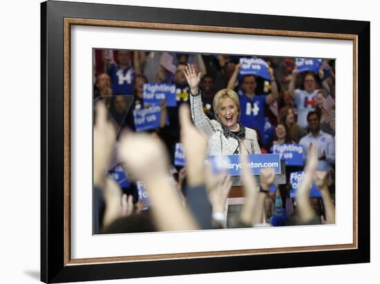 DEM 2016 Clinton-Gerald Herbert-Framed Photographic Print